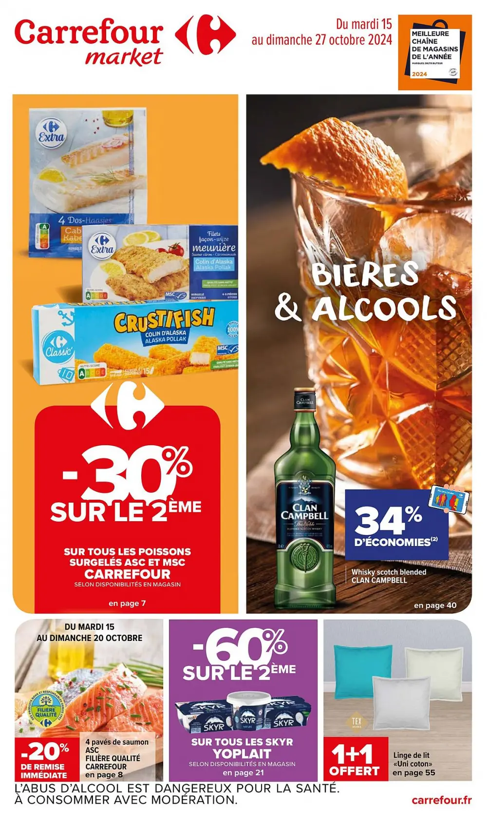 Catalogue Carrefour Market Du 15 Au 27 Octobre 2024 1 page