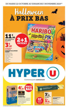 Catalogue Hyper U Du 22 Octobre Au 3 Novembre 2024