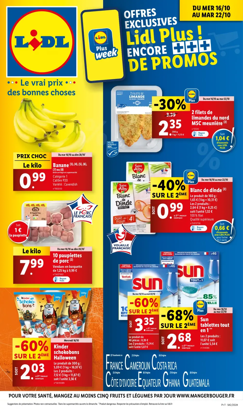 Catalogue Lidl Du 16 Au 22 Octobre 2024 1 page